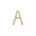 Dije Inicial "A" Oro 14k con Diamantes Naturales