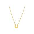 7.6x8.8mm Collar Oro 14k Redondos con Diamantes Naturales