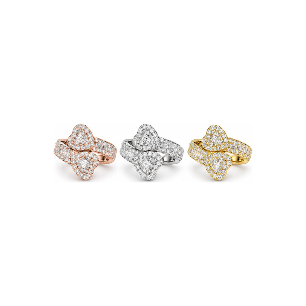 Anillo Lazo Entrelazado Moissanite S925
