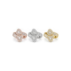 Anillo Lazo Entrelazado Moissanite S925