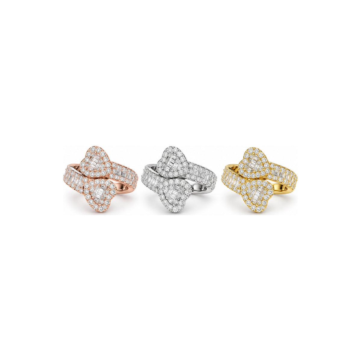 Anillo Lazo Entrelazado Moissanite S925