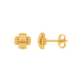 Aretes de Dama Oro 14k Bobina Envuelta