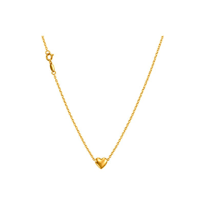 Dije Corazón Oro 10k Abombado