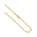 Cadena Oro 14k Eslabón Paperclip 2.5mm 22 Pulgadas