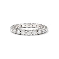 Anillo de Dama Oro Blanco 18k Eternity Diamante
