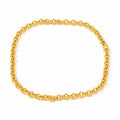 Tobillera Oro 10k Eslabones Lisos 5mm