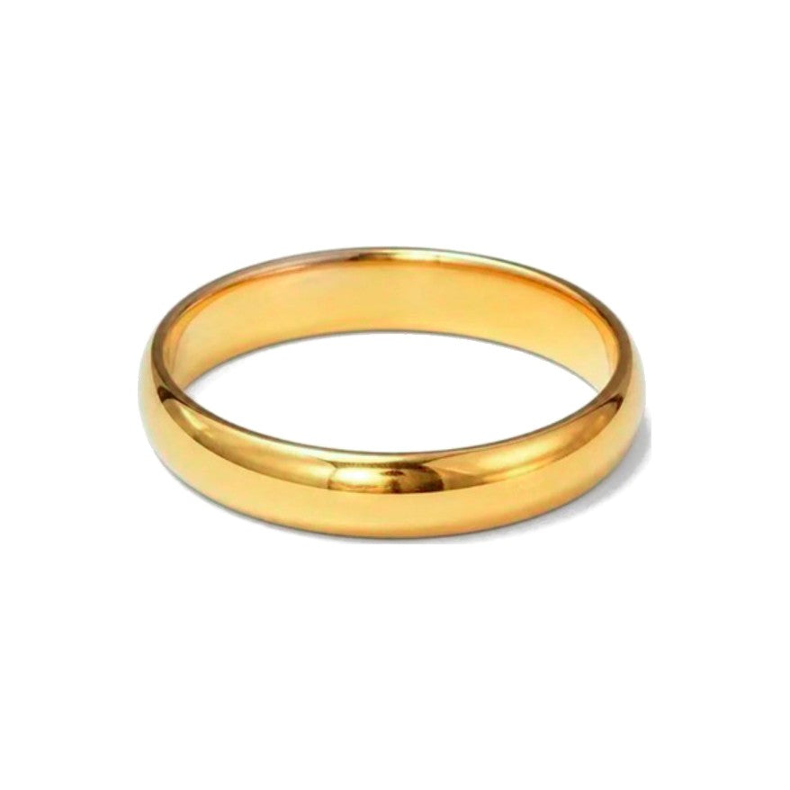 Anillo de Hombre Oro 10k Banda Clásica