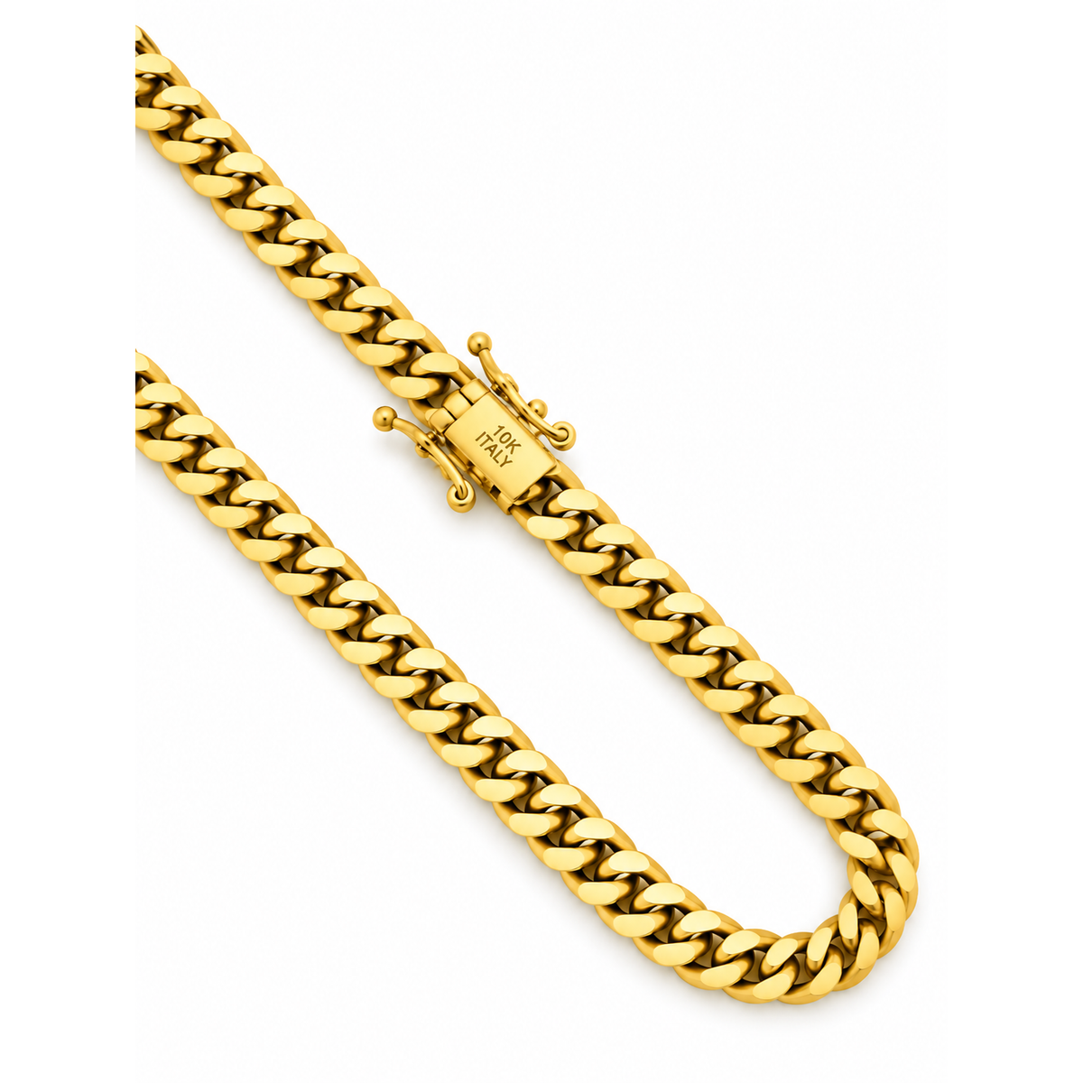 Cadena Oro 10k Cubana Sólida 3mm 24 Pulgadas II