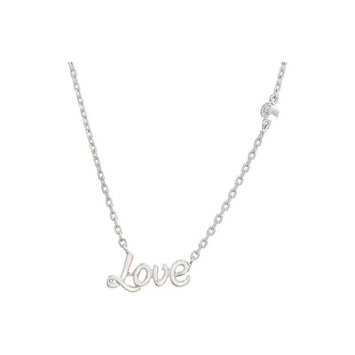 13.3mm Collar Oro Blanco 14k Redondos con Diamantes Naturales