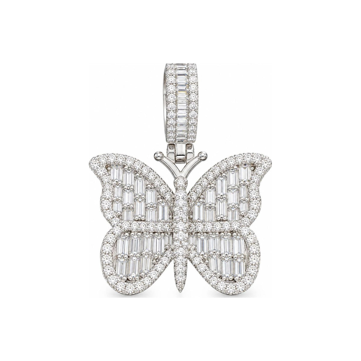 Dije Mariposa Moissanite S925