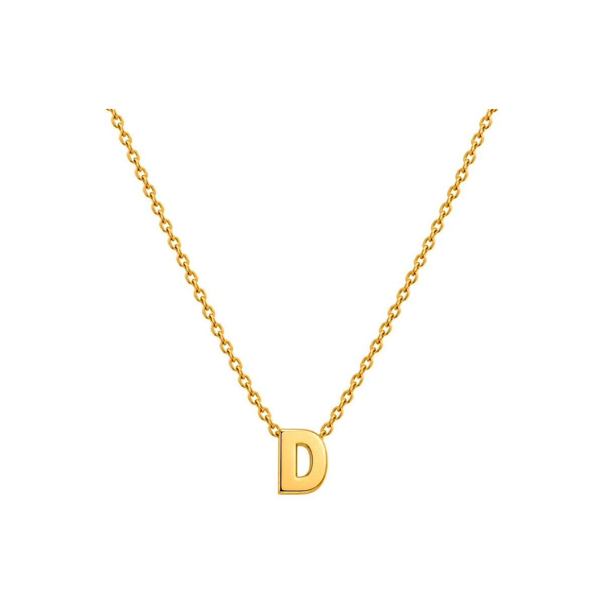 Dije Letra D Oro 10k Lisa