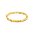 Anillo de Dama Oro 14k Cuerda Torcida