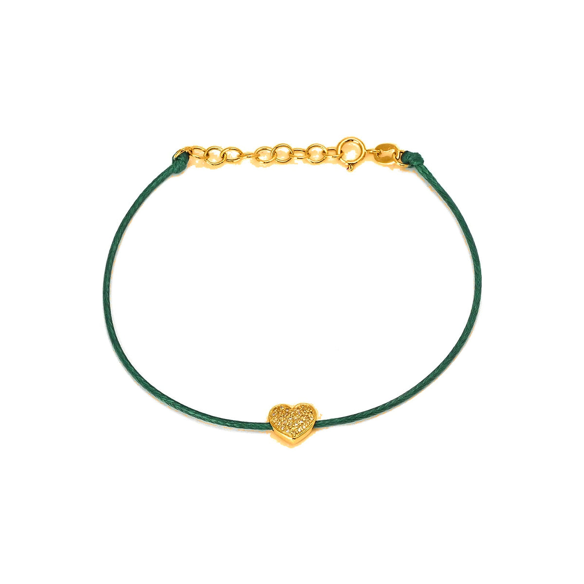 8x6mm Brazalete de Dama Oro 14k Corazón Pavé con Diamantes Naturales