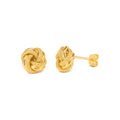 Aretes de Dama Oro 10k Nudo Entrelazado
