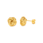 Aretes de Dama Oro 10k Nudo Entrelazado