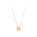 8mm Collar Oro 14k Inicial
