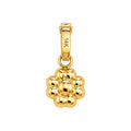 Dije Flor Oro 14k Abombada 5 Pétalos