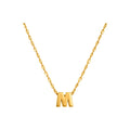 Dije Letra M Oro 18k Lisa Cadena Marinera