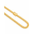 Cadena Oro 10k Cubana 4.5mm 22 Pulgadas