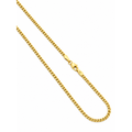 2mm Cadena Cubana Oro 10k 20 Pulgadas