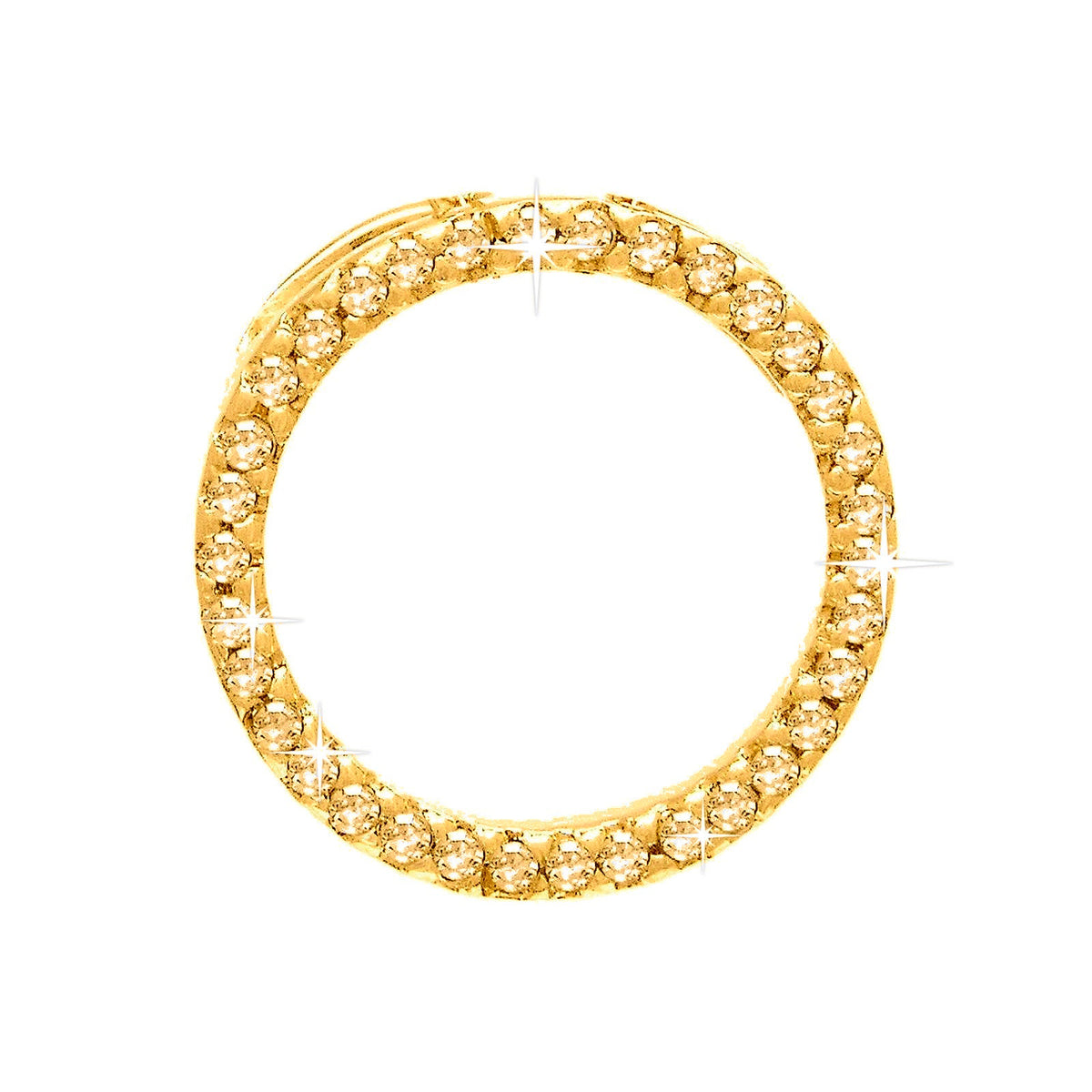 Dije Oro 14k Redondos con Diamantes Naturales
