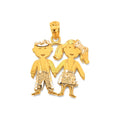 Dije Niño y Niña de la Mano Oro 10k
