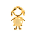 6x11mm Dije Oro 14k Niña Gota con Piedra de Nacimiento de Junio