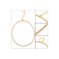 Cadena Oro 14k Bolitas Tricolor Diamantadas 14 Pulgadas con Extensión a 16