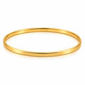 Brazalete Oro 18k Rígido Liso