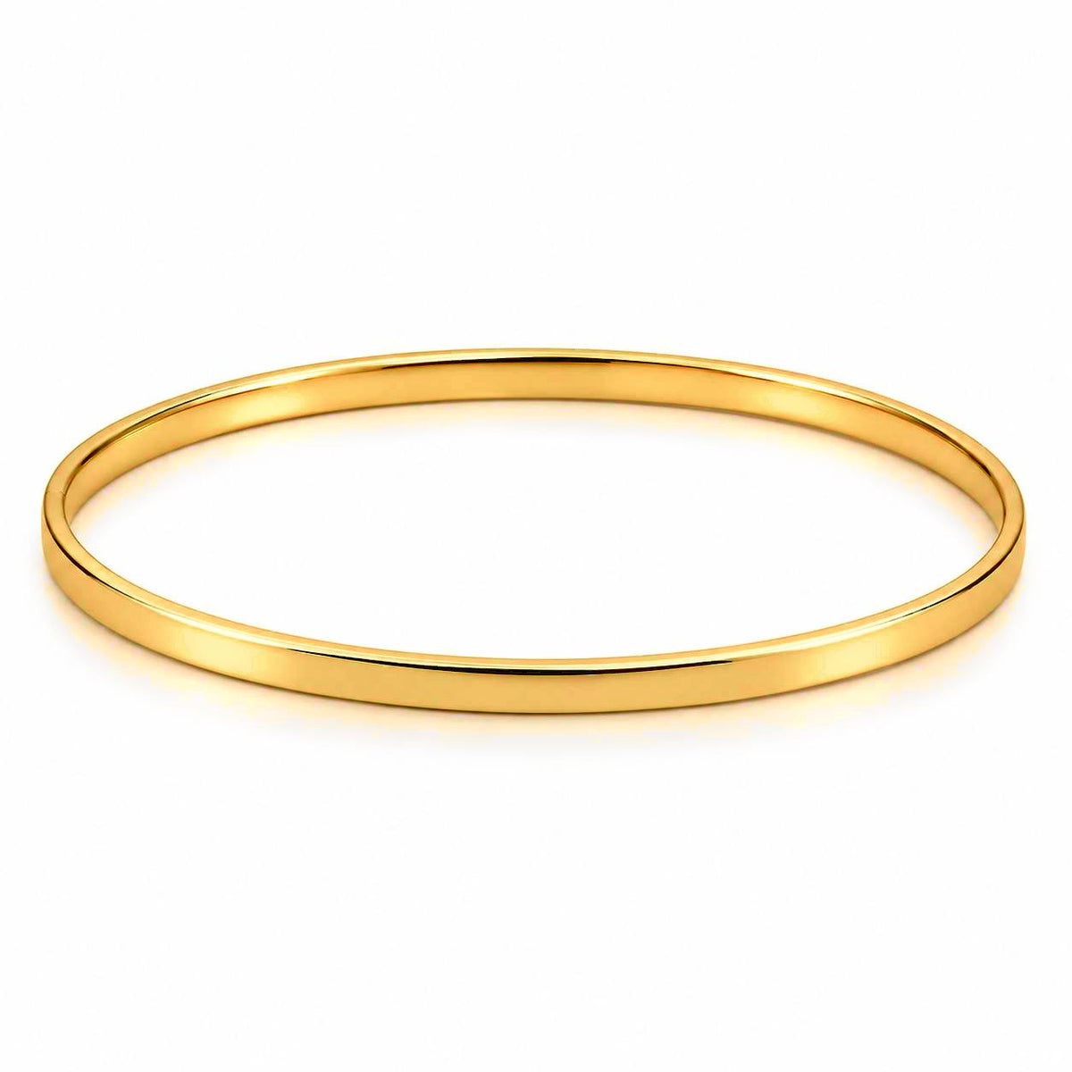 Brazalete Oro 18k Rígido Liso