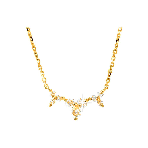 11mm Collar Oro 14k con Diamantes Naturales