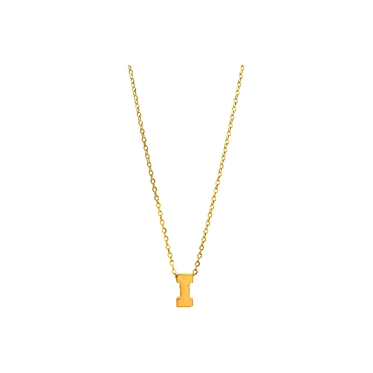 8mm Collar Oro 14k Inicial