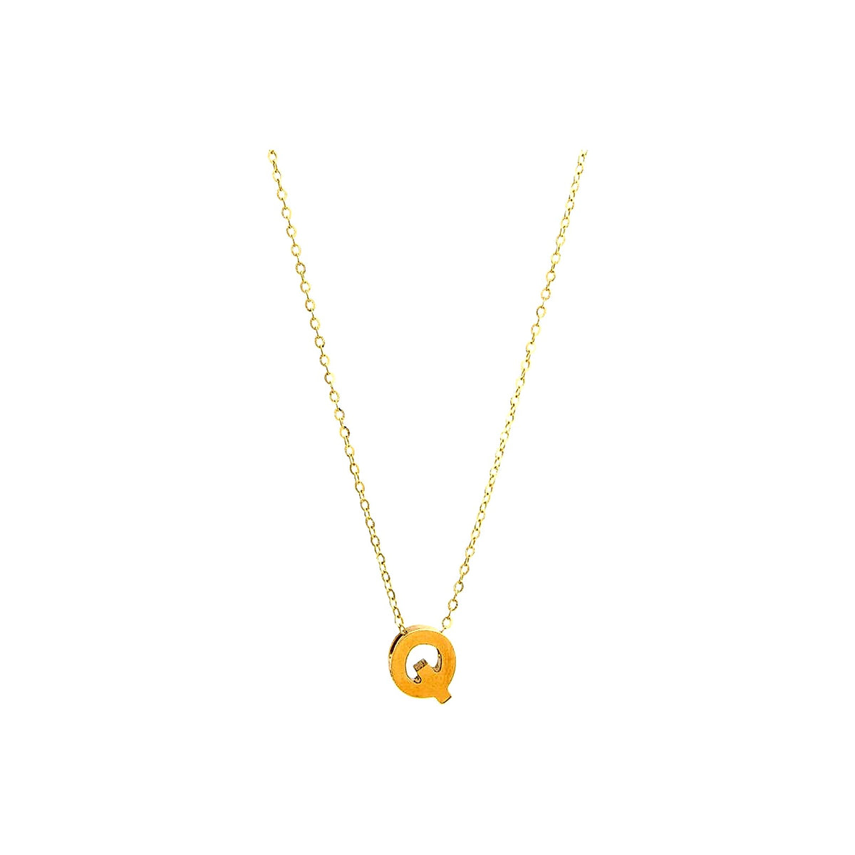 8mm Collar Oro 14k Inicial