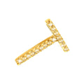 Dije Oro 14k Inicial con Diamantes Naturales