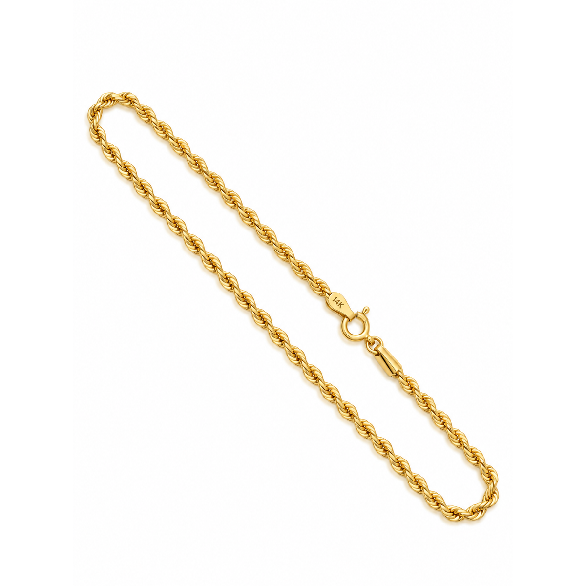 Brazalete de Dama Oro 14k Cadena Soga