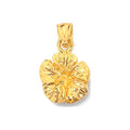 Dije Flor de Hibisco Oro 14k