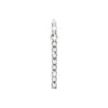 1.5x18mm Dije Oro Blanco 14k Barra Pavé con Diamantes Naturales