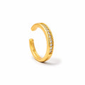 Ear Cuff Oro 14k con Circonios