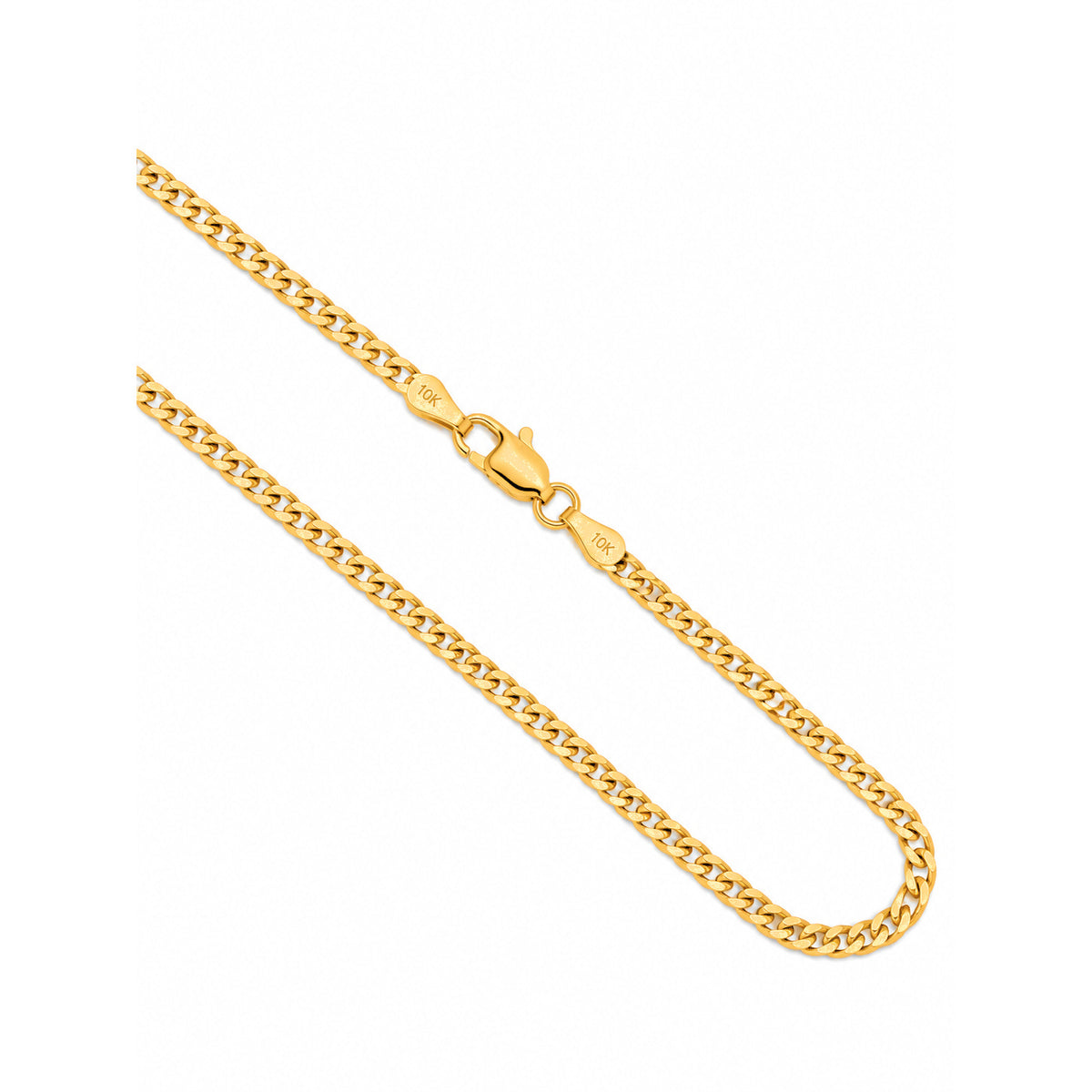 Cadena Oro 10k Cubana 1.8mm 18 Pulgadas