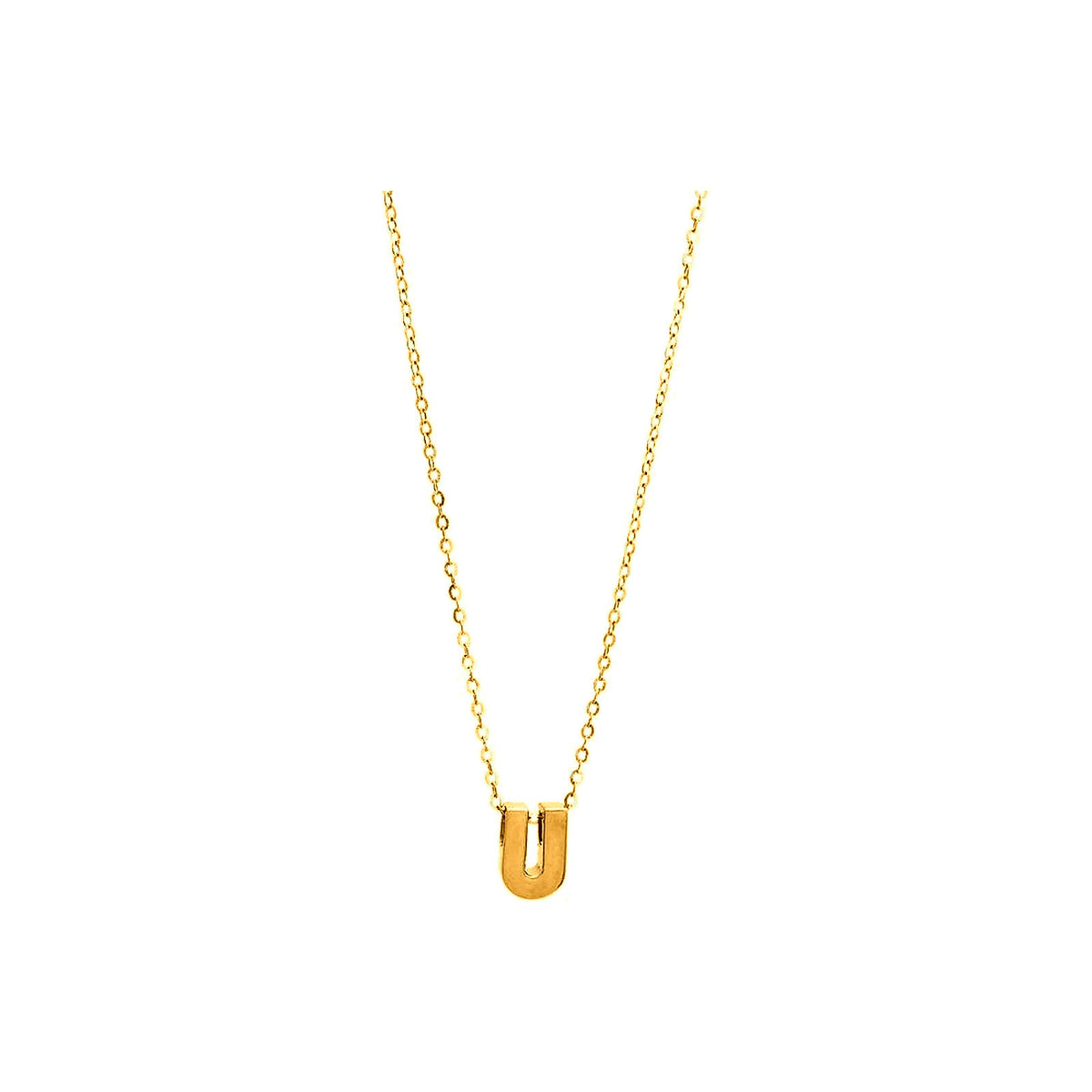 8mm Collar Oro 14k Inicial