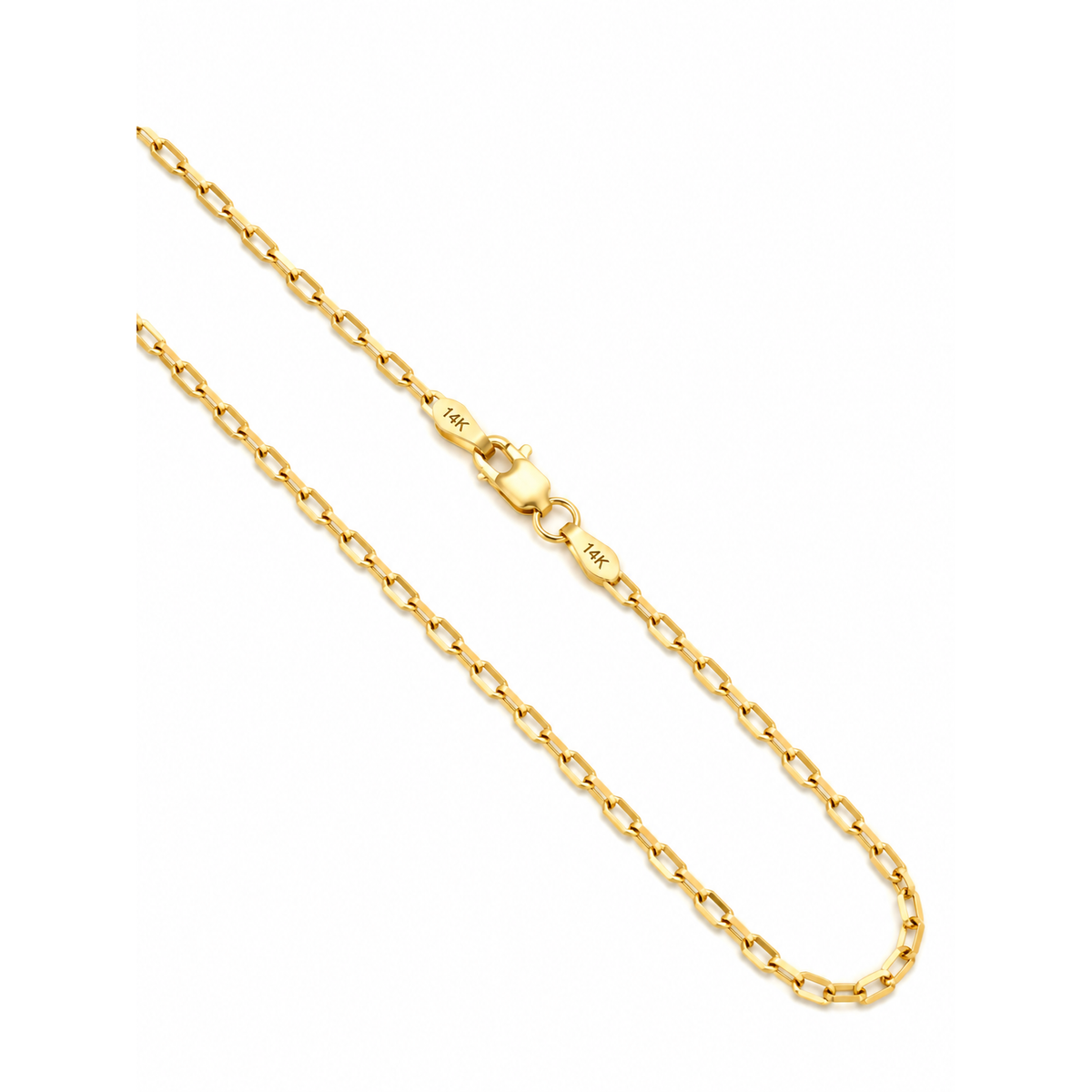 Cadena Oro 14k Eslabón Ovalado