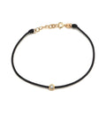 4mm Brazalete de Dama Oro 14k Redondos con Diamantes Naturales