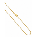 1mm Cadena Cubana Oro 10k 16 Pulgadas