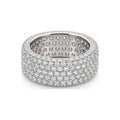 Anillo Domo Pavé Moissanite S925