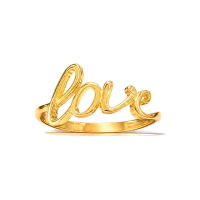 Anillo de Dama Oro 14k Love