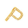 Dije Oro 14k Inicial con Diamantes Naturales