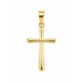 21mm x 14mm Dije Cruz Delgada Oro 10k