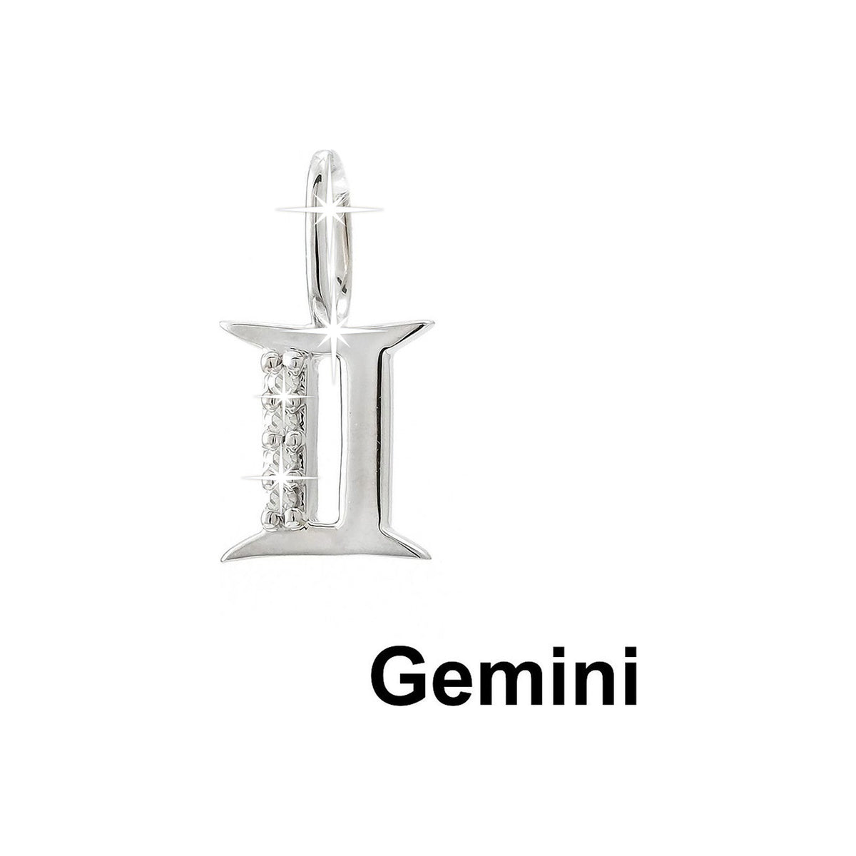 6x11mm Dije Oro Blanco 14k Pavé con Diamantes Naturales
