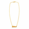 Cadena Nombre Personalizado Oro 14k