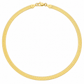 Cadena Oro 10k Espiga 3mm 16 Pulgadas